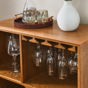 2-Door Wood Bar Cabinet (31'')