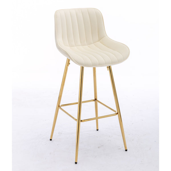 Metal Base Bar & Counter Stools (Set of 2)