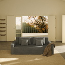 Snooly Convertible Corduroy Sleeper Sofa (82'')