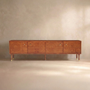 Athena Carved Media Console (79")