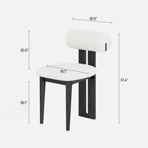 Woce Mid-Century Modern Dining Chairs (Set of 2)
