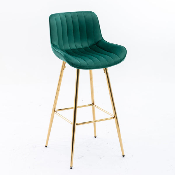 Metal Base Bar & Counter Stools (Set of 2)