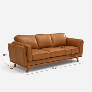 Thane Leather Sofa (87")