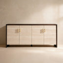 Merano Travertine-Inspired Sideboard (72")