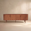 Esmond Fluted Oval Media Console (78")