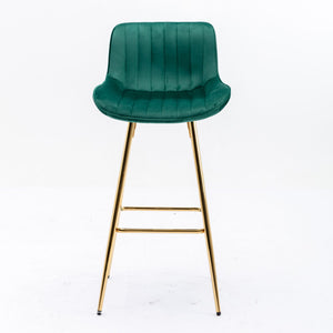 Metal Base Bar & Counter Stools (Set of 2)