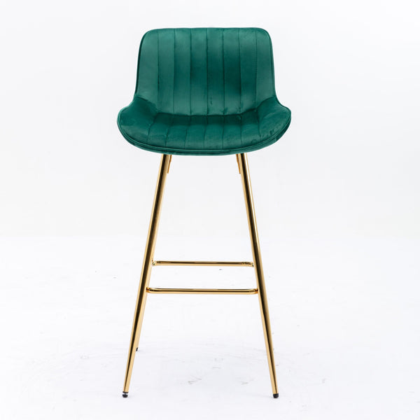 Metal Base Bar & Counter Stools (Set of 2)