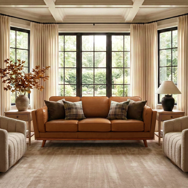 Thane Leather Sofa (87")