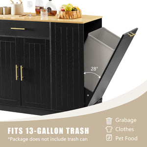 Customizable Storage Kitchen Island (53'')