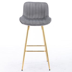 Metal Base Bar & Counter Stools (Set of 2)