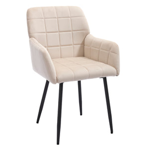 Modern Velvet Dining Chairs (Set of 2)