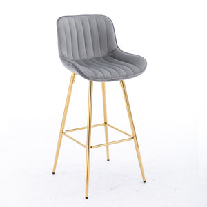 Metal Base Bar & Counter Stools (Set of 2)