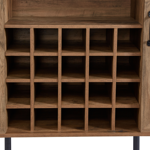 Rustic 2-Door Bar Cabinet (55'')