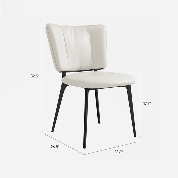 Modern Upholstered Dining Chairs (Set of 2)