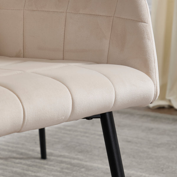 Modern Velvet Dining Chairs (Set of 2)