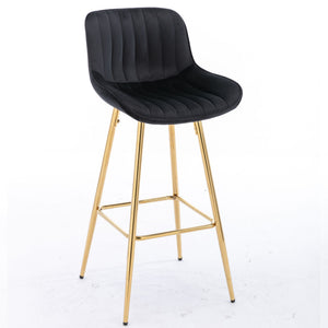 Metal Base Bar & Counter Stools (Set of 2)