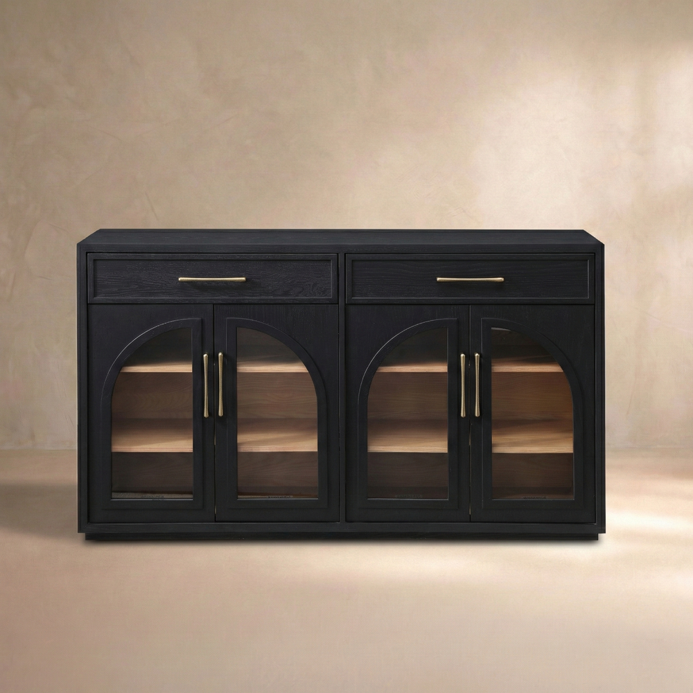 Artemis Two-Tone Arched Sideboard (63")