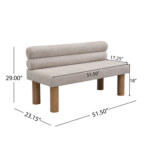 Upholstered Dining Bench (51'')