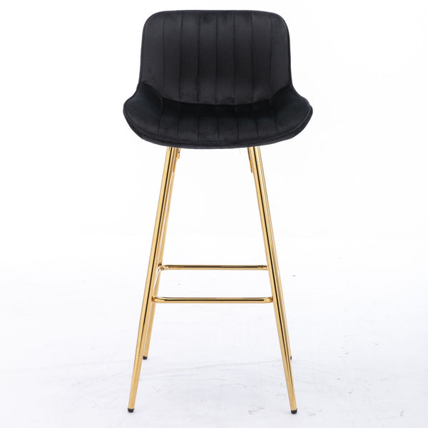 Metal Base Bar & Counter Stools (Set of 2)