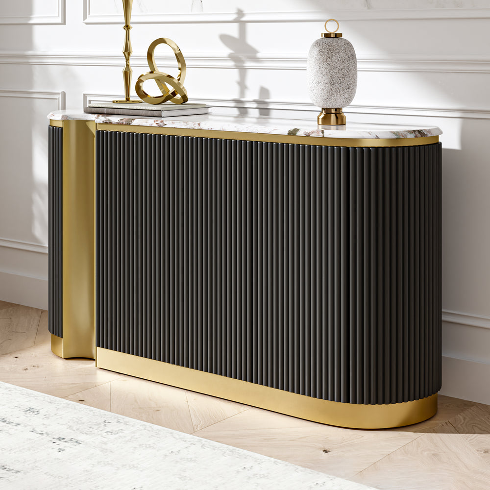 Oval Grooved Buffet (62'')