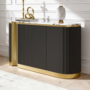 Oval Grooved Buffet (62'')