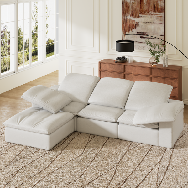 Swofy 3-Seater Chenille Sectional (118'')