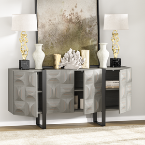 Antique 4-Door Sideboard (67'')