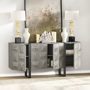 Antique 4-Door Sideboard (67'')