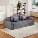 Snooly Convertible Corduroy Sleeper Sofa (82'')