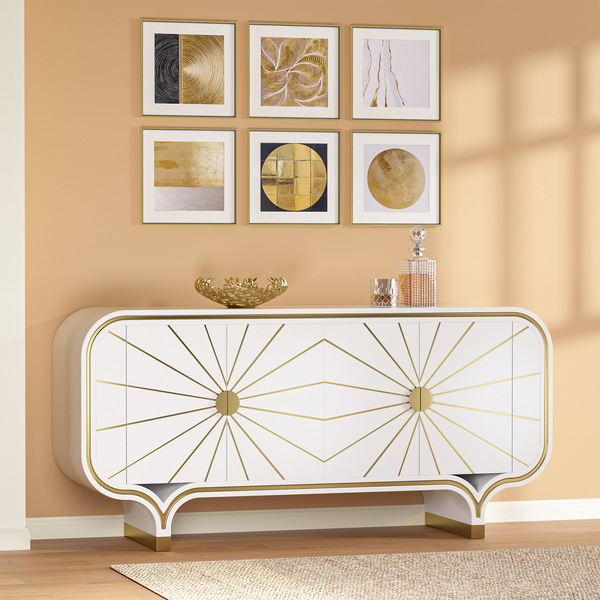 Modern 4-Door Buffet (64'')