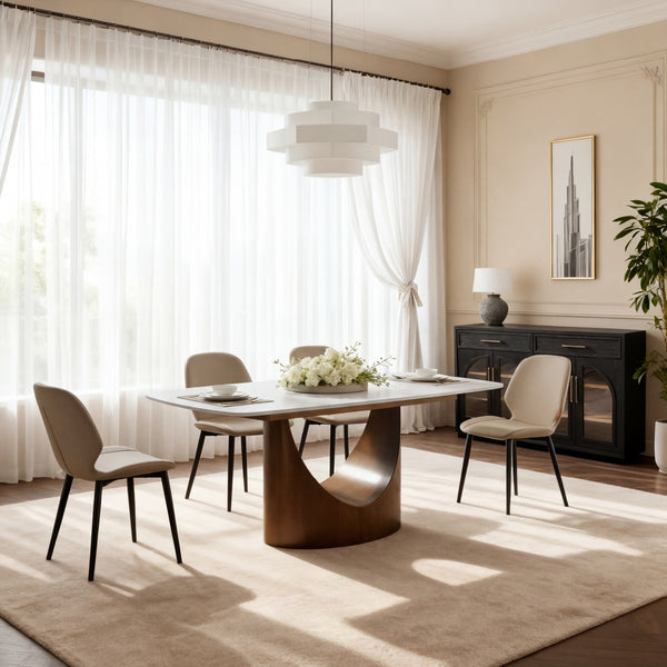 Arcstone Rectangle Dining Table (71'')