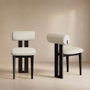 Woce Mid-Century Modern Dining Chairs (Set of 2)