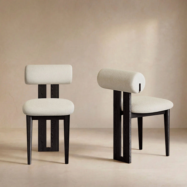 Woce Mid-Century Modern Dining Chairs (Set of 2)