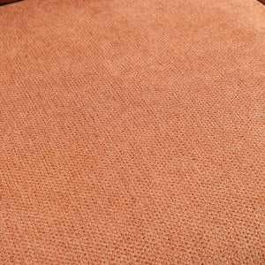 Vora Orange Chenille Modern Sofa (86'')