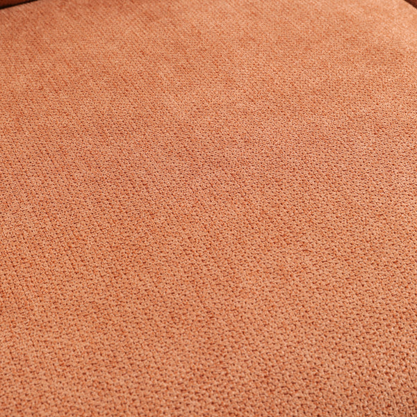 Vora Orange Chenille Modern Sofa (86'')