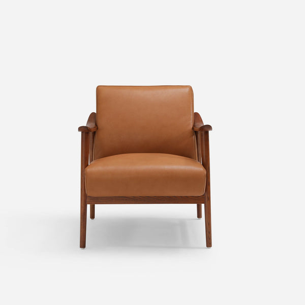 Nestor Genuine Leather Accent Chair