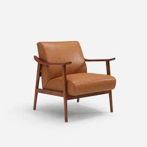 Nestor Genuine Leather Accent Chair