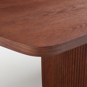 Esmond Fluted Rectangle Dining Table (84")
