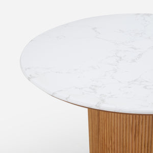 Esmond Fluted Round Dining Table (47")