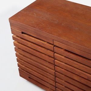 Elara Slatted Media Console (84")