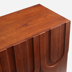 Vidar Carved Mindi Wood Media Console (78")