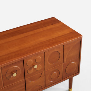 Athena Carved Media Console (79")