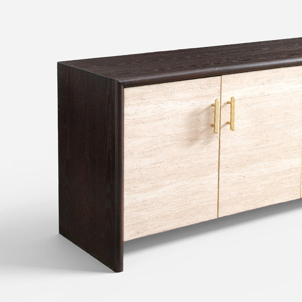 Merano Wood Media Console (84")