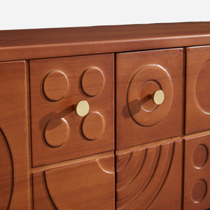 Athena Carved Media Console (79")