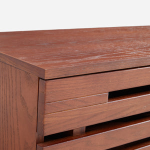 Elara Slatted Storage Cabinet (35")