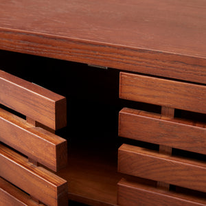 Elara Slatted Media Console (84")