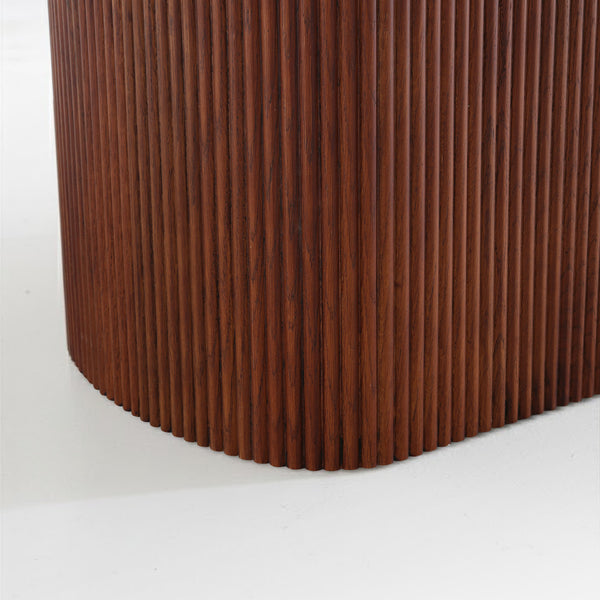 Esmond Fluted Rectangle Dining Table (84")