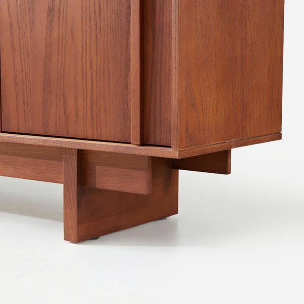 Walden Walnut Geometric Sideboard (71")