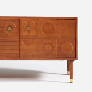 Athena Carved Media Console (79")