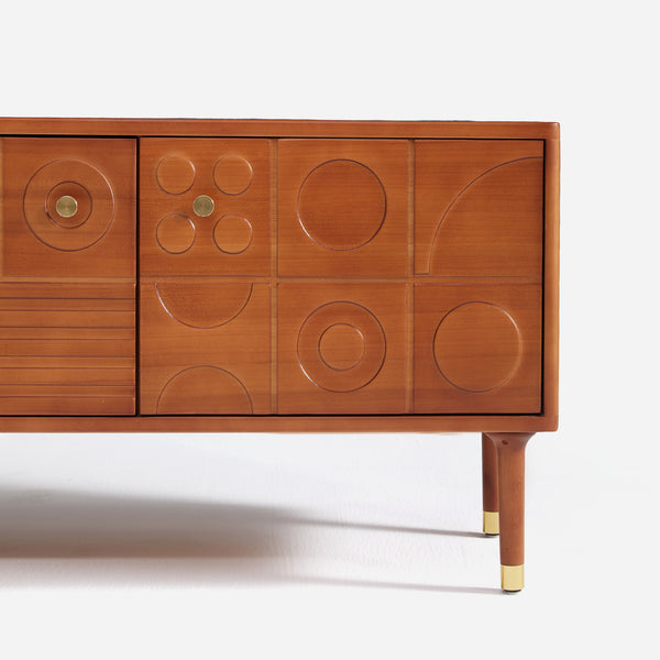 Athena Carved Media Console (79")